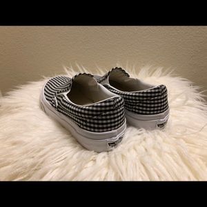 gingham slip on vans nordstrom